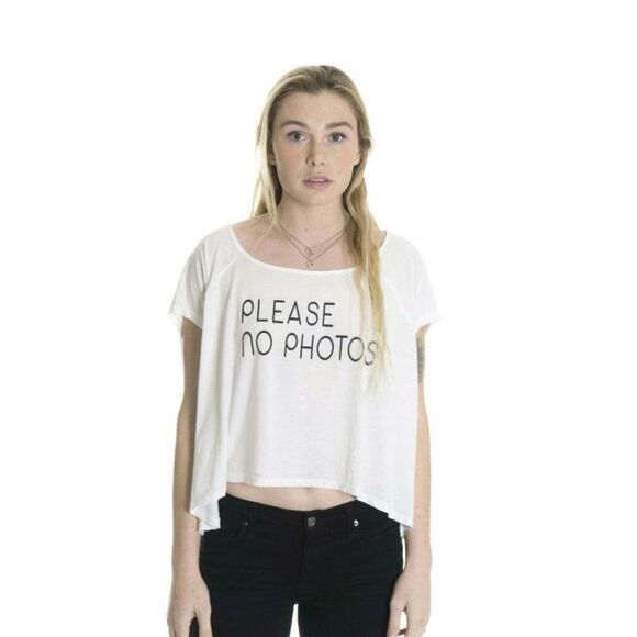 Local Celebrity Slouchy Boxy Tissue Jersey T-Shirt - Picture 1 of 3